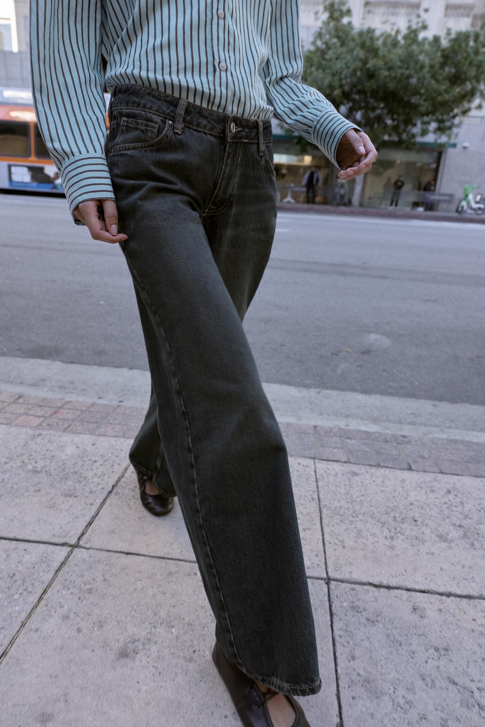 Z1975 WIDE LEG LOW-RISE JEANS